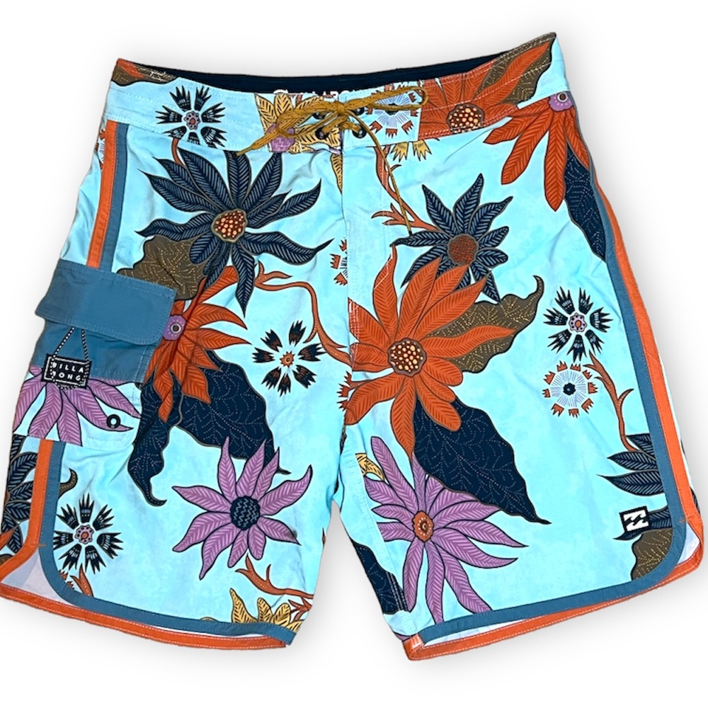 Mens Billabong Floral Printed Board Shorts | 29 Waist 🏄🏽